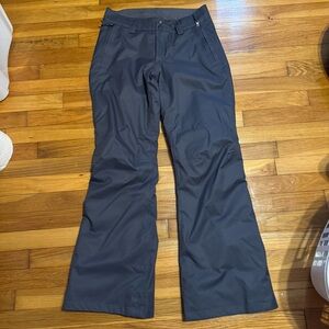 north face dark grey snowpants